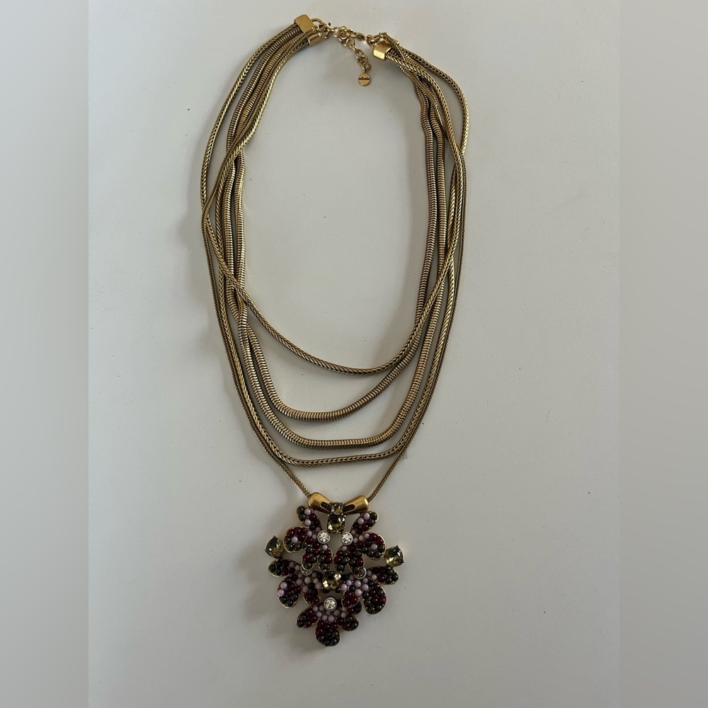 Stella and Dot Lindley Pendant 3 piece set two separate necklaces or 1